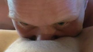 Daddy eating me out