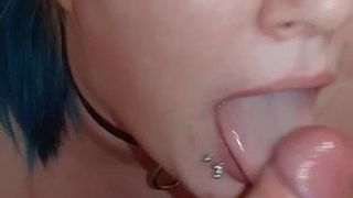 Daddy helps me to suck his hard dick (Swedish)