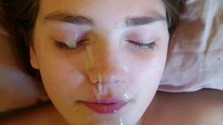 (HUGE CUMSHOT!) Daddy Just Gave Me My Biggest Facial Ever!